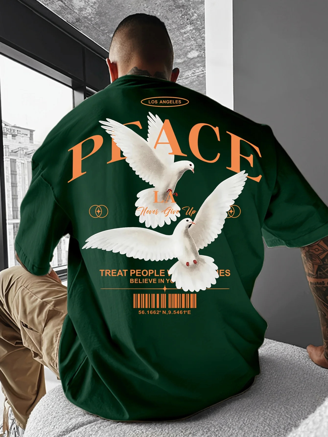 Peace Society Oversized Tee
