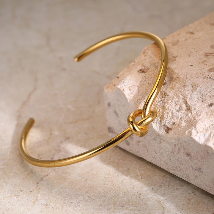 Eternal Knot Cuff Bracelet