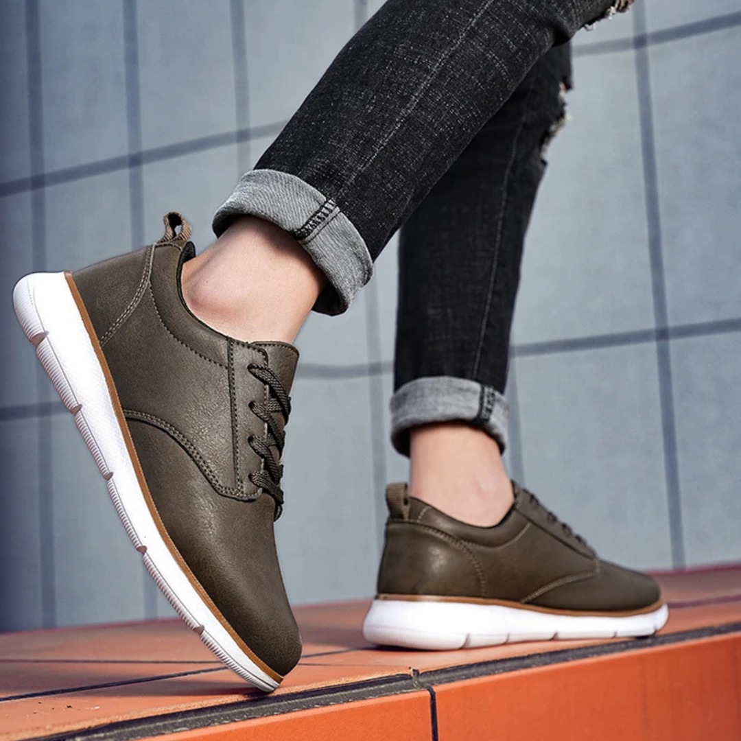 Essential Low-Top Leather Sneaker