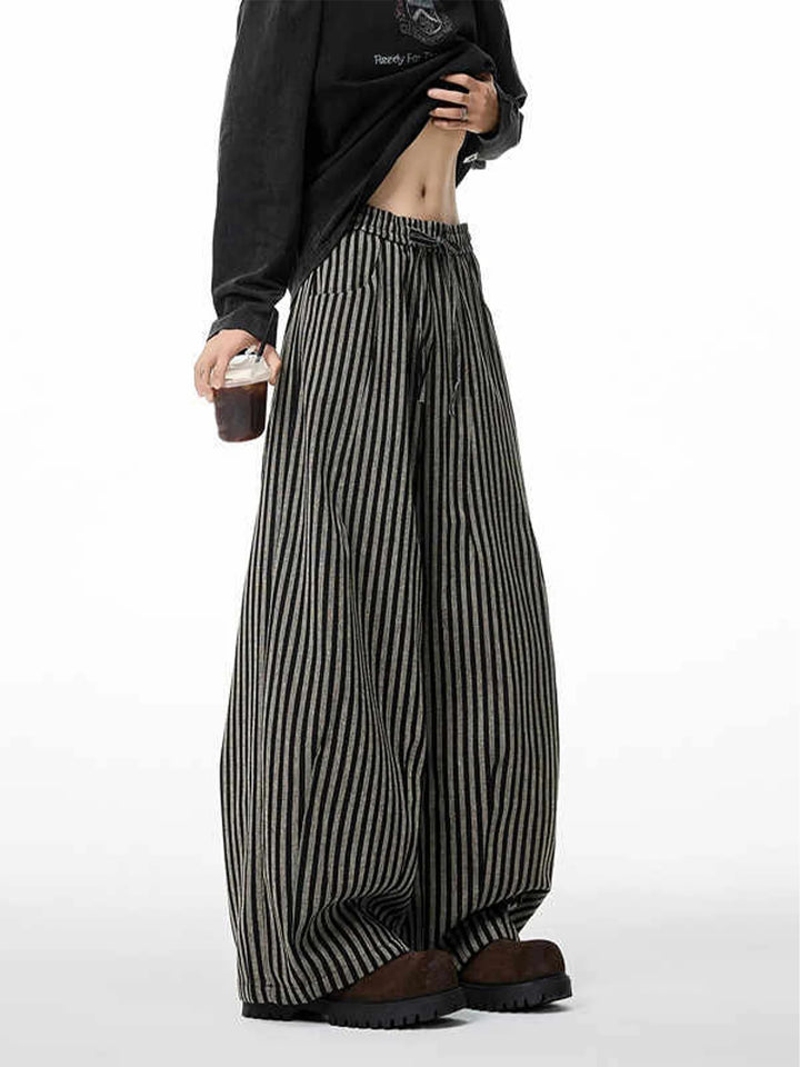 Kuro Striped Baggy Pant