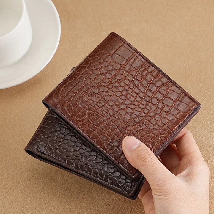Marquess Croc Leather Wallet