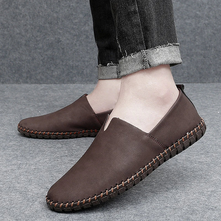 Halton Stitched Leather Loafer