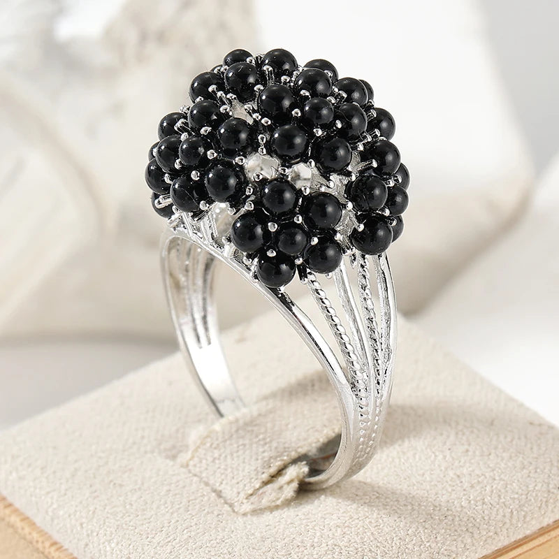 Prism Bloom Cluster Ring