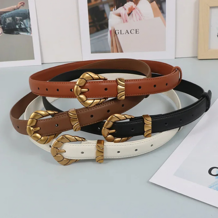 Heirloom Engraved Leather Belt