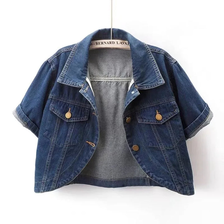 Essence Cropped Denim Jacket