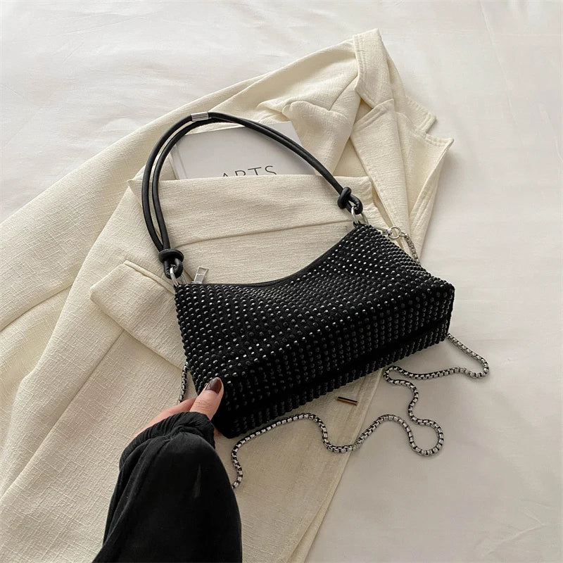Midnight Crystal Crossbody