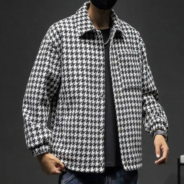 Houndstooth Tweed Jacket