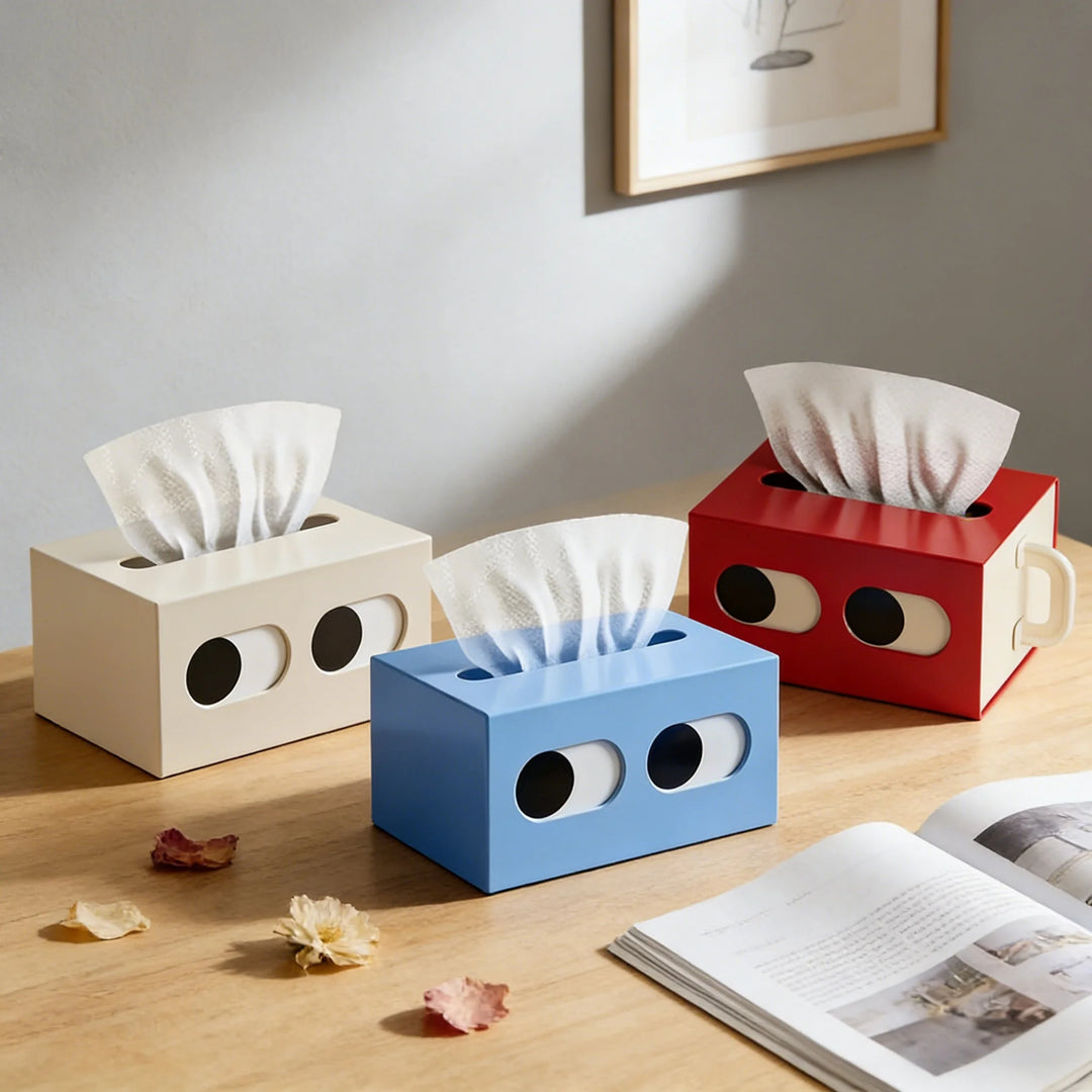 Side Eye Tissue Box