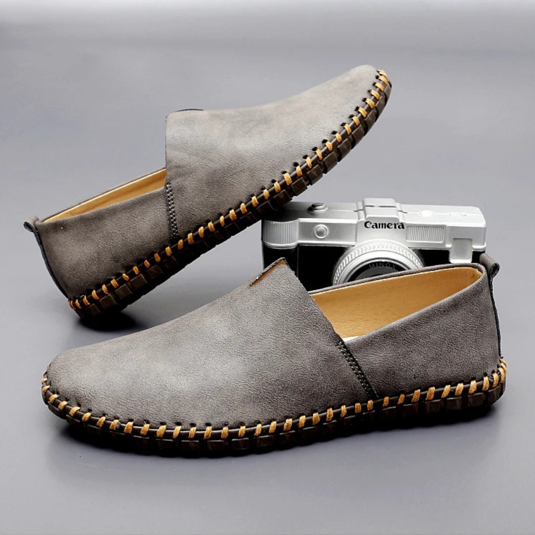 Halton Stitched Leather Loafer