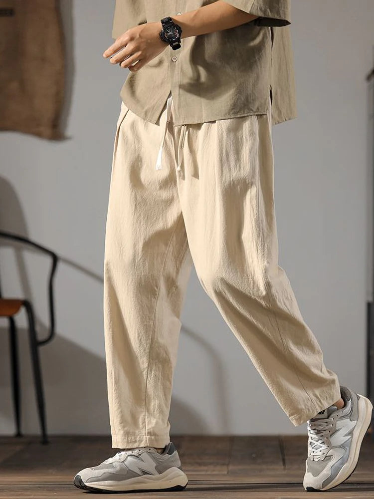District Relaxed Linen Trouser