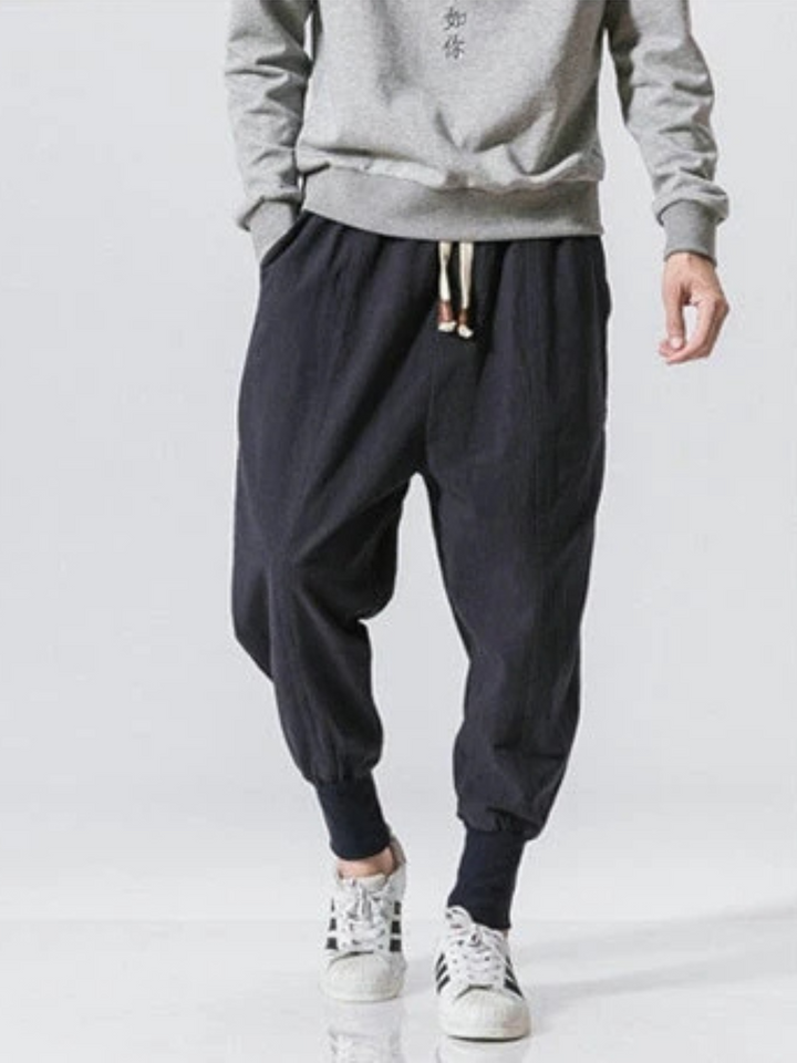 Zen Linen High Rib Jogger