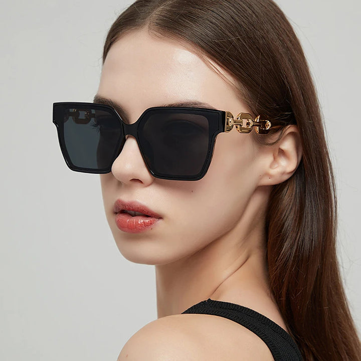 Lenoir Chain Link Sunglasses