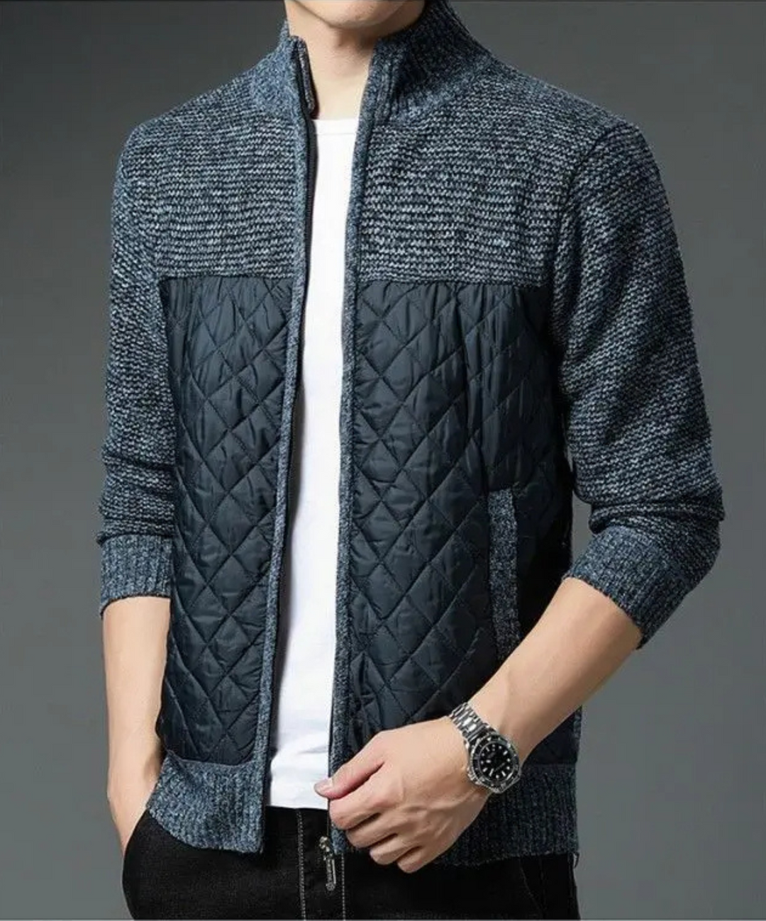 Alpine Diamond-Quilted Jacket