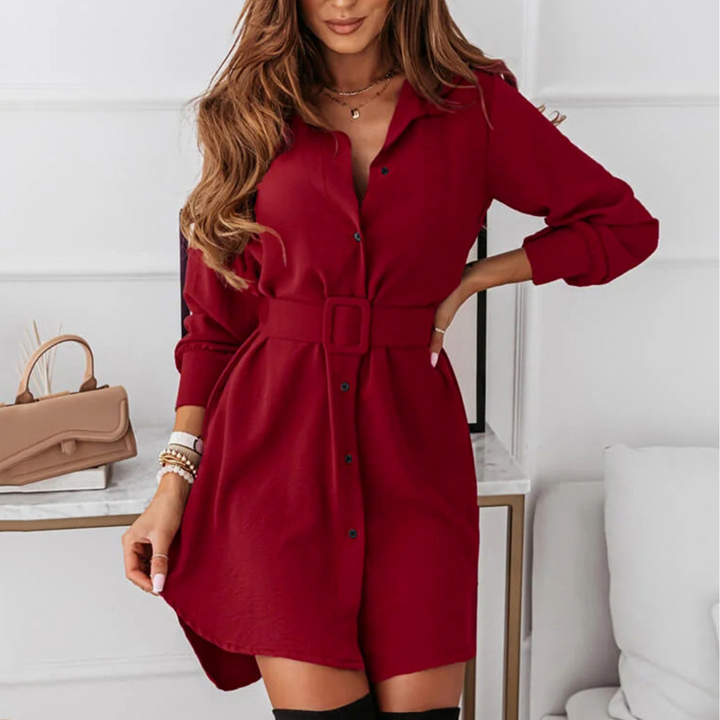 Bellamy Belted Shirt-Dress