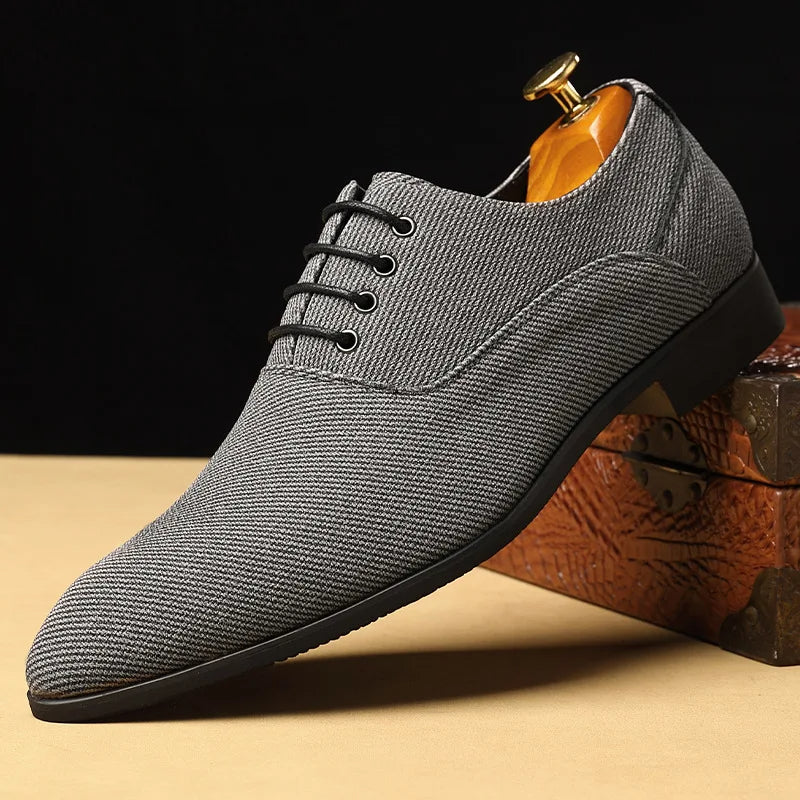 Gentry Woven Canvas Oxford