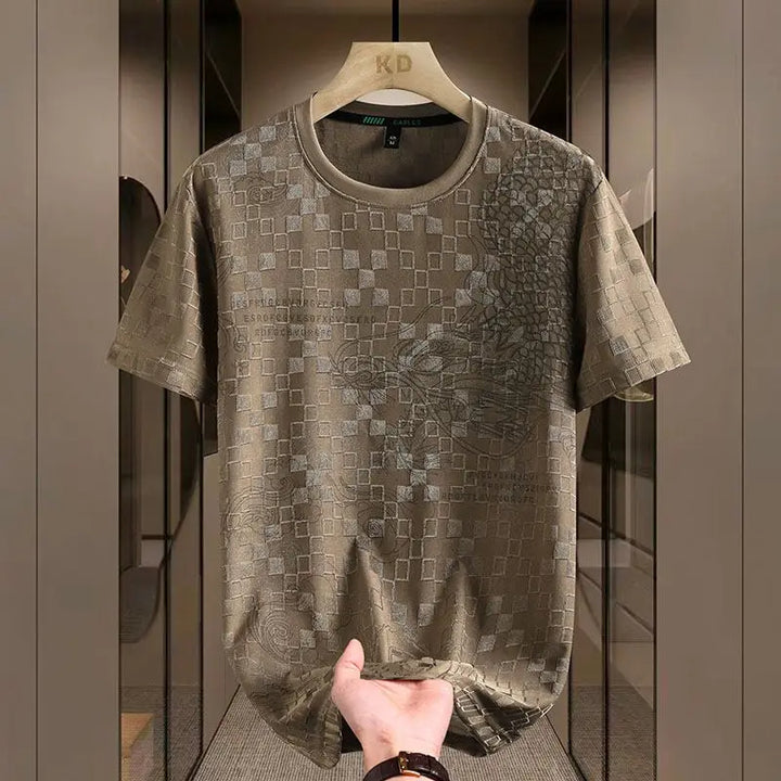 Revenant Grid Silk Tee