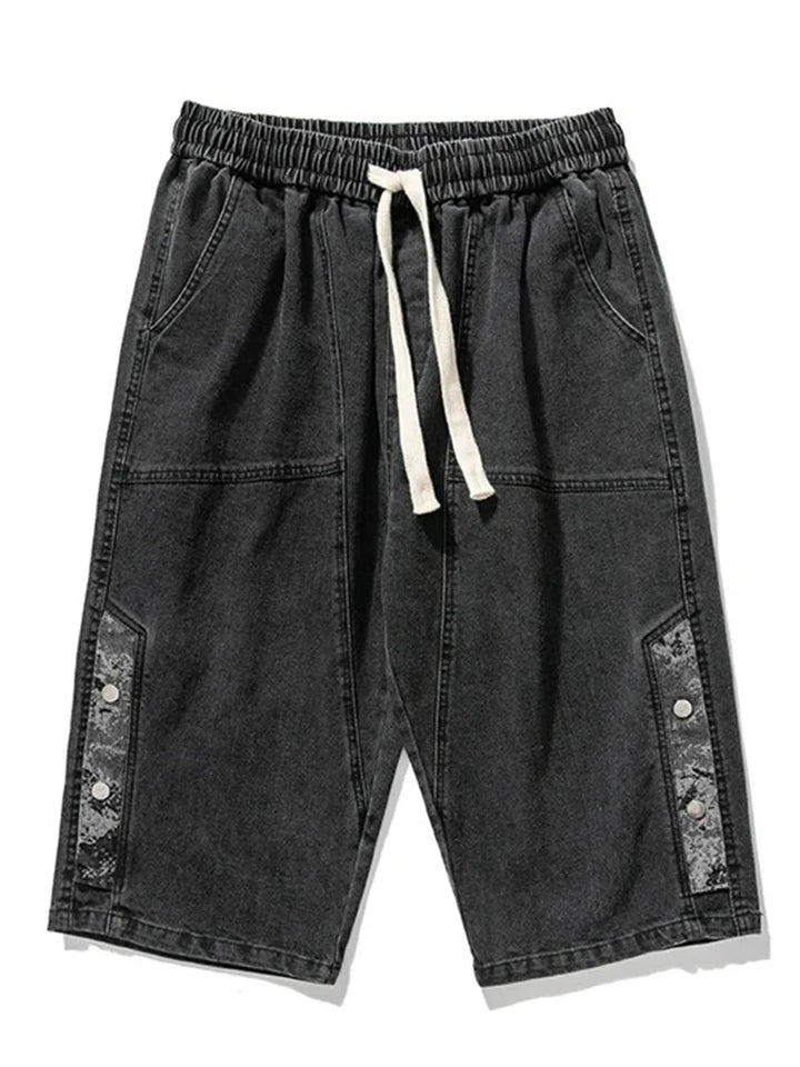 Division Drop-Cut Denim Short