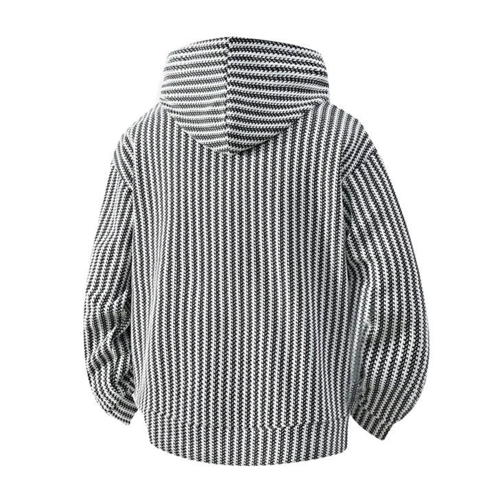 Carbon Ribbed Knit Hoodie