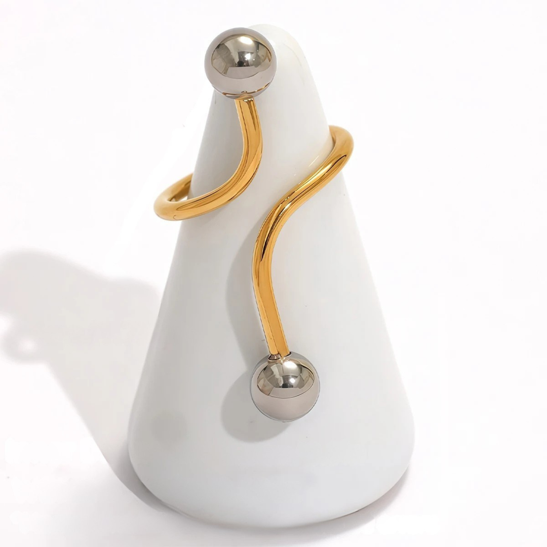 Orbit Steel Ball Ring