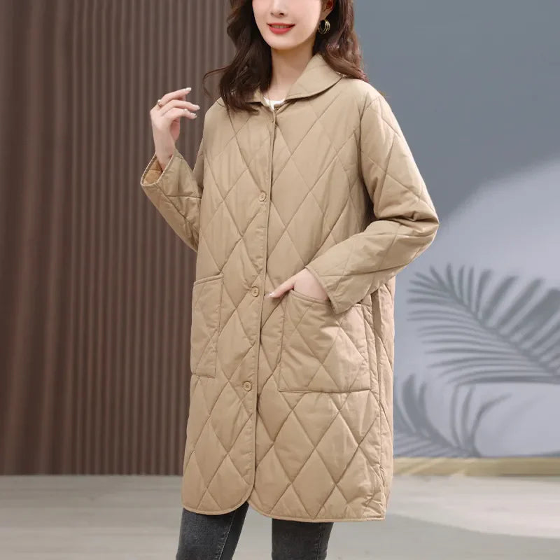 Le Marais Diamond-Quilt Coat