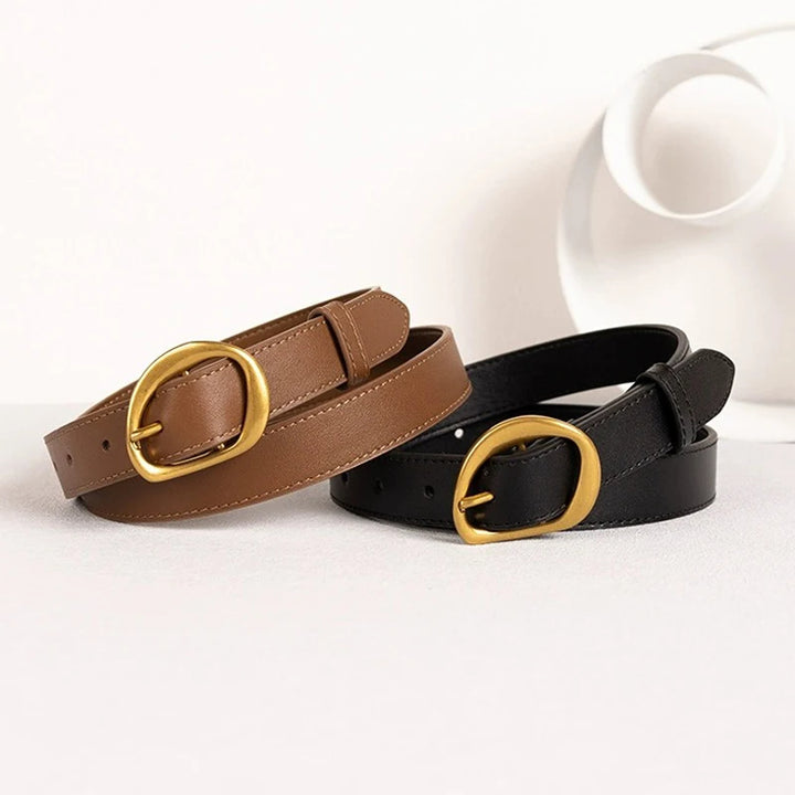 Solenne Leather Belt