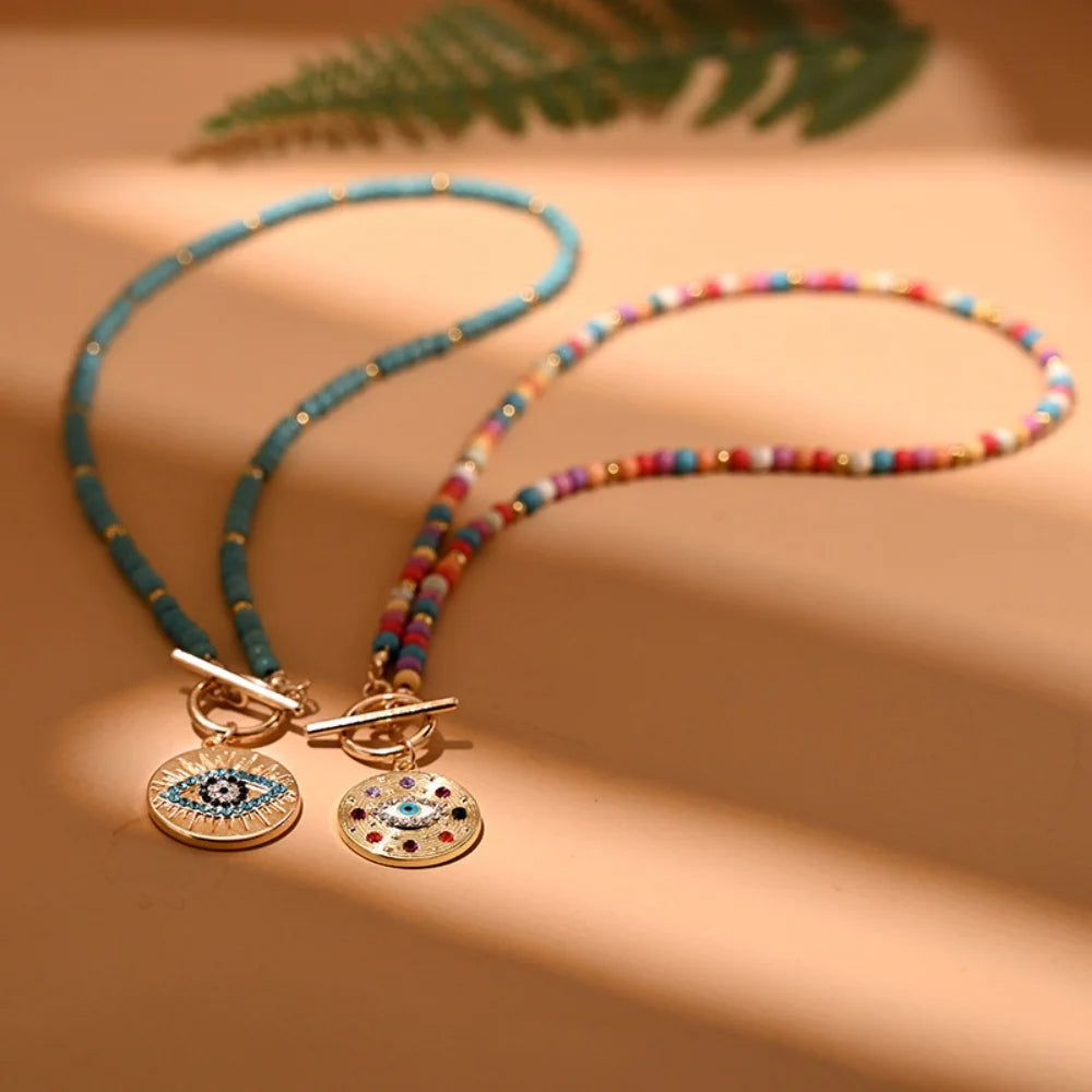 Mystic Evil Eye Charm Necklace