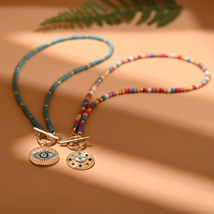 Mystic Evil Eye Charm Necklace