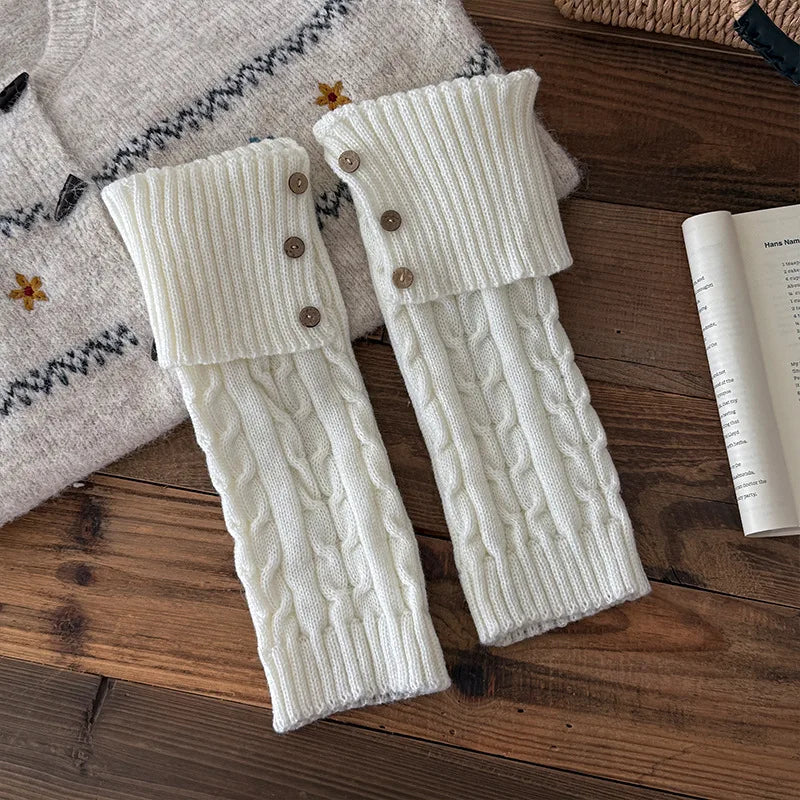 Chalet Cable-Knit Leg Warmers