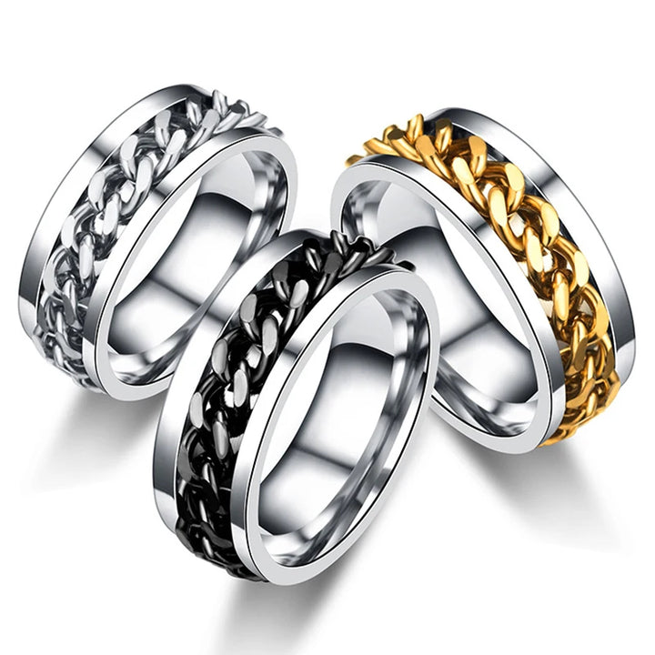 Revolve Curb Link Ring
