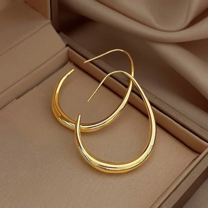 Vera Teardrop Hoop Earrings