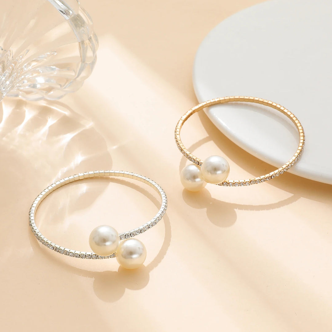Pearl Halo Bangle