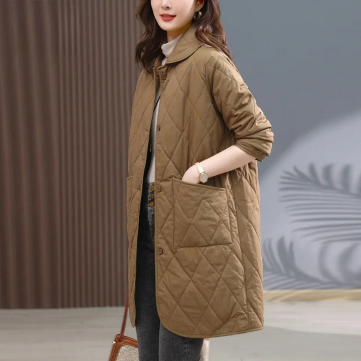 Le Marais Diamond-Quilt Coat