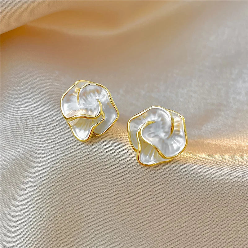 Camellia Stud Earrings