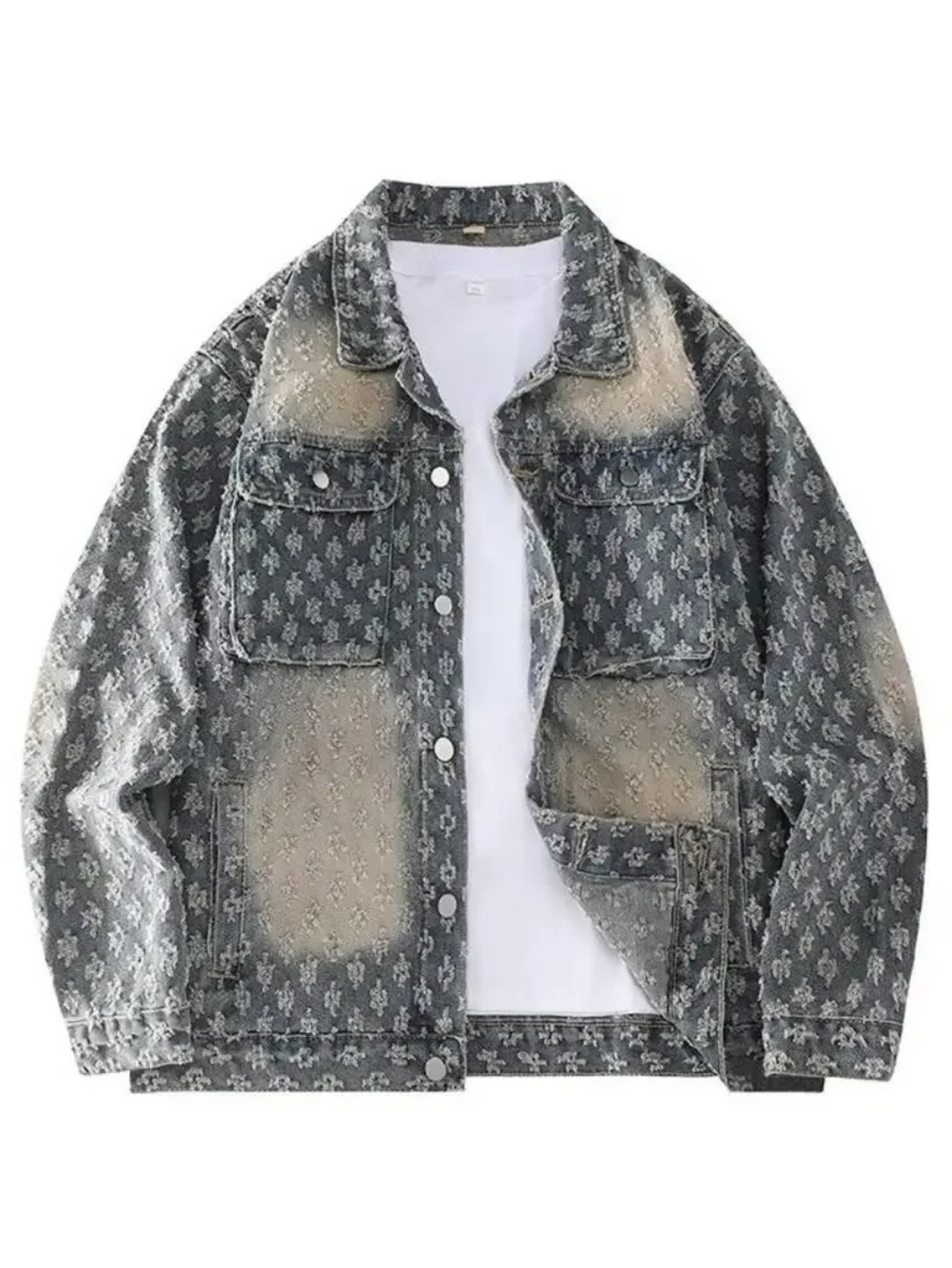 Icon Distressed Denim Jacket