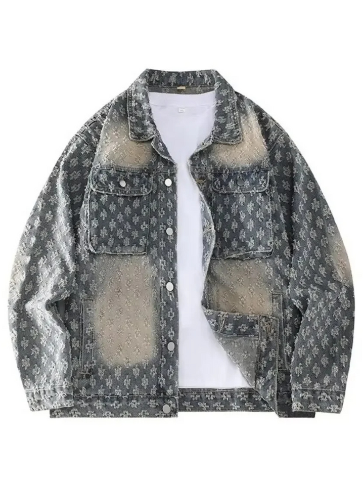 Icon Distressed Denim Jacket