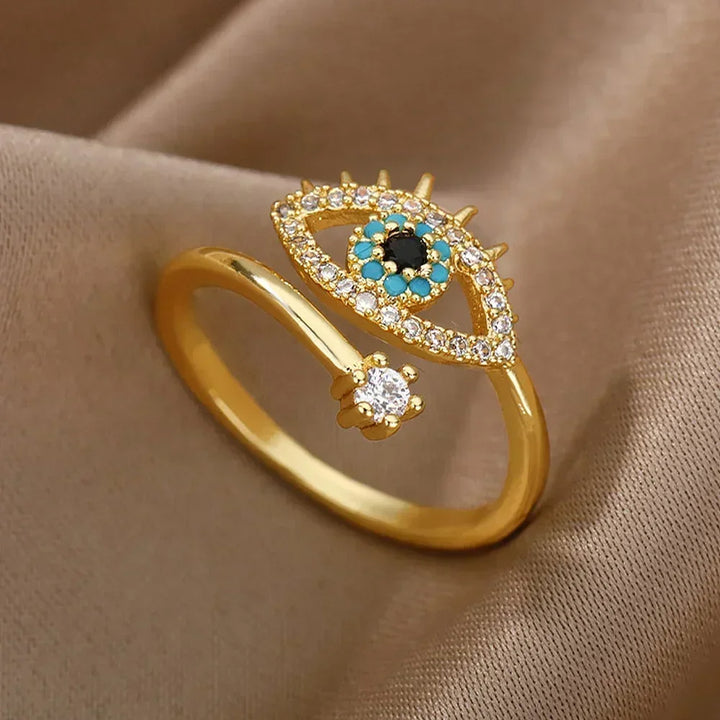 Eternal Gaze Ring & Earring Set