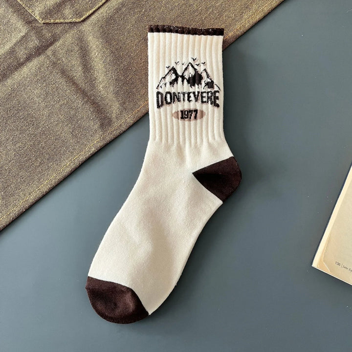 Vintage & Varsity Letter Sock Set