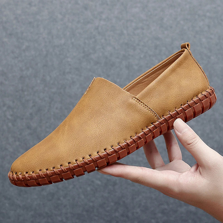 Halton Stitched Leather Loafer