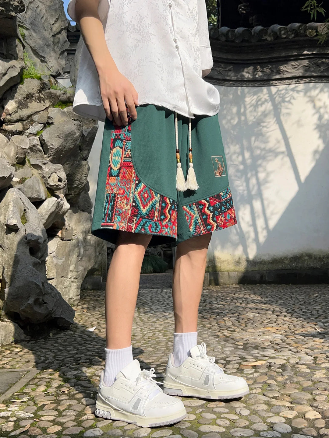 Dynasty Embroidered Short