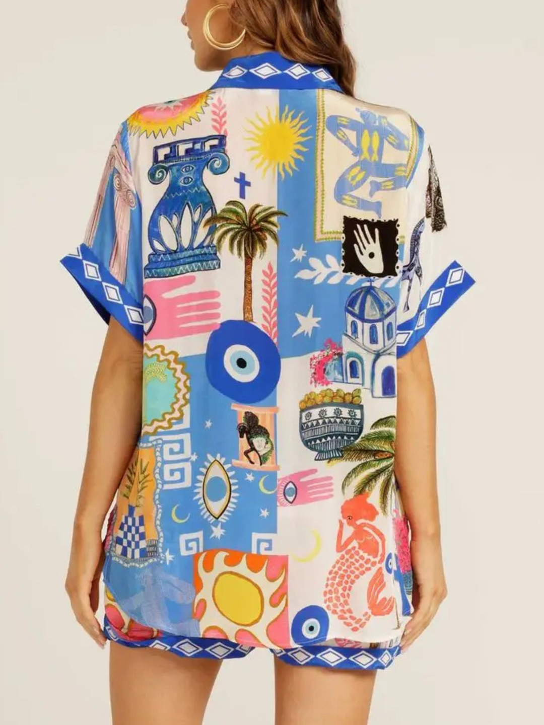 Ibiza Tropic Satin Co-Ord