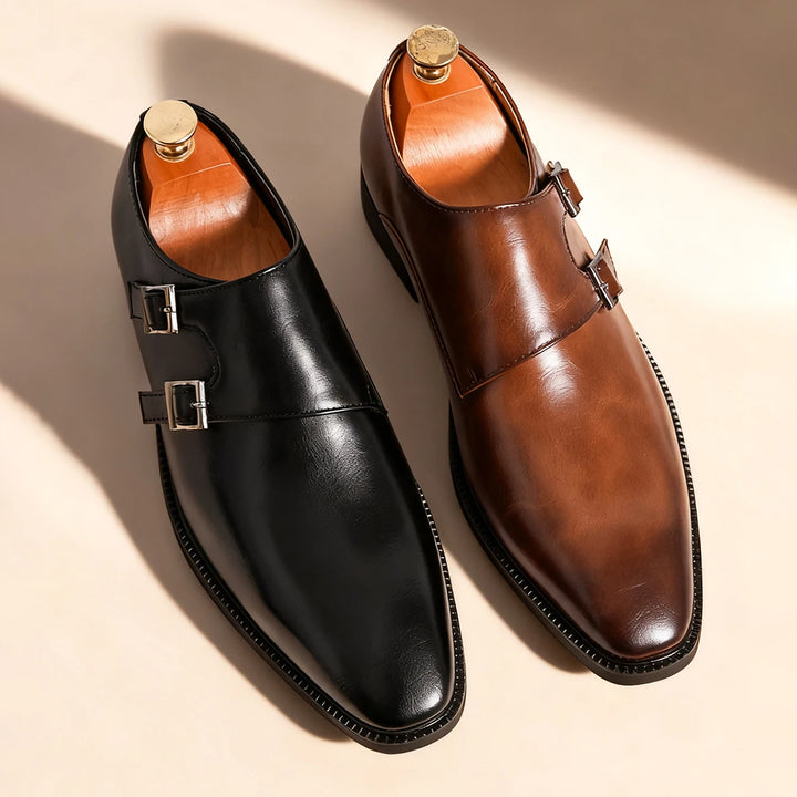 Double Monk Buckle Loafer