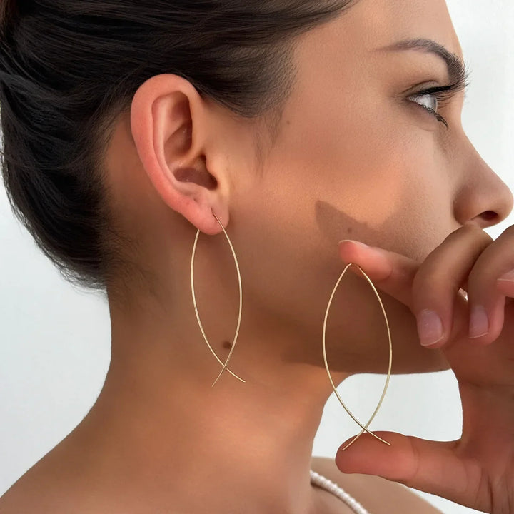 Eclipse Hoop Earrings