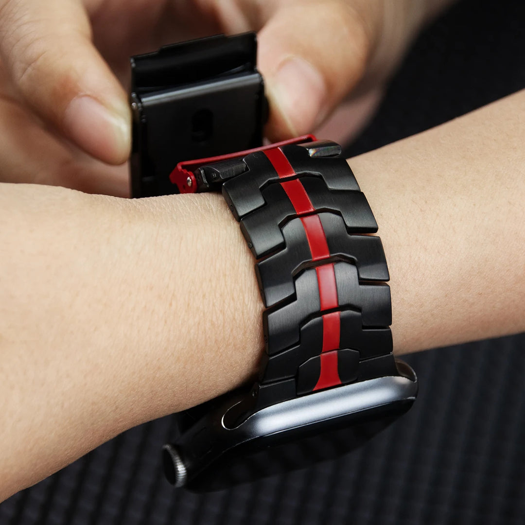 Nitro Striped Apple Watch Band