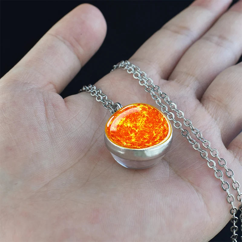Cosmic Sphere Pendant Necklace