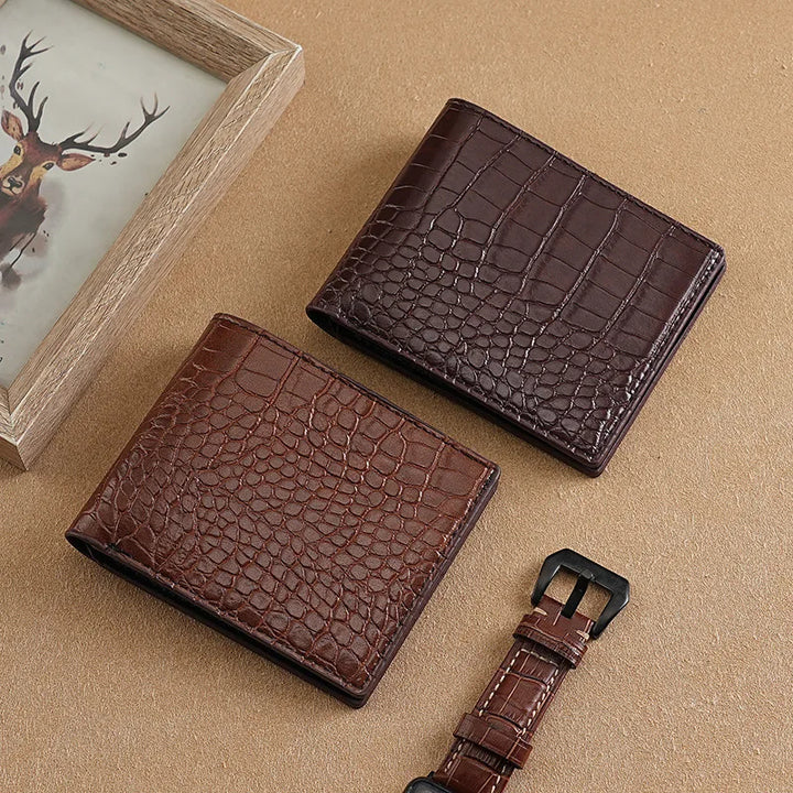 Marquess Croc Leather Wallet