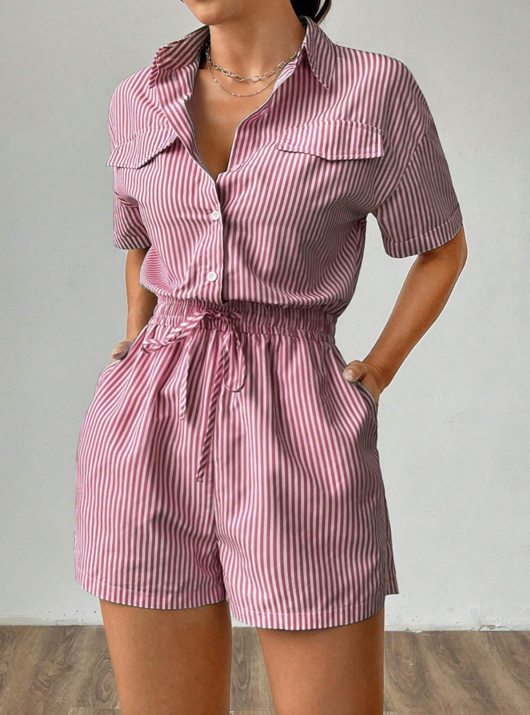Cabana Stripe Romper