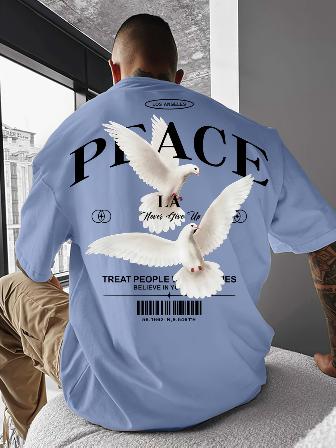 Peace Society Oversized Tee