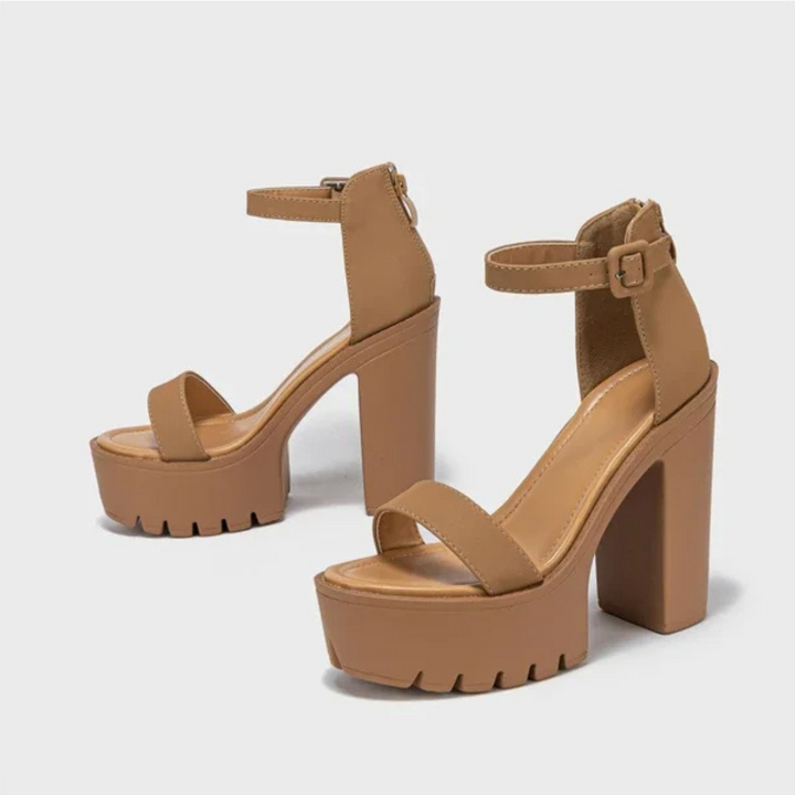 Avanti Chunky Platform Heel