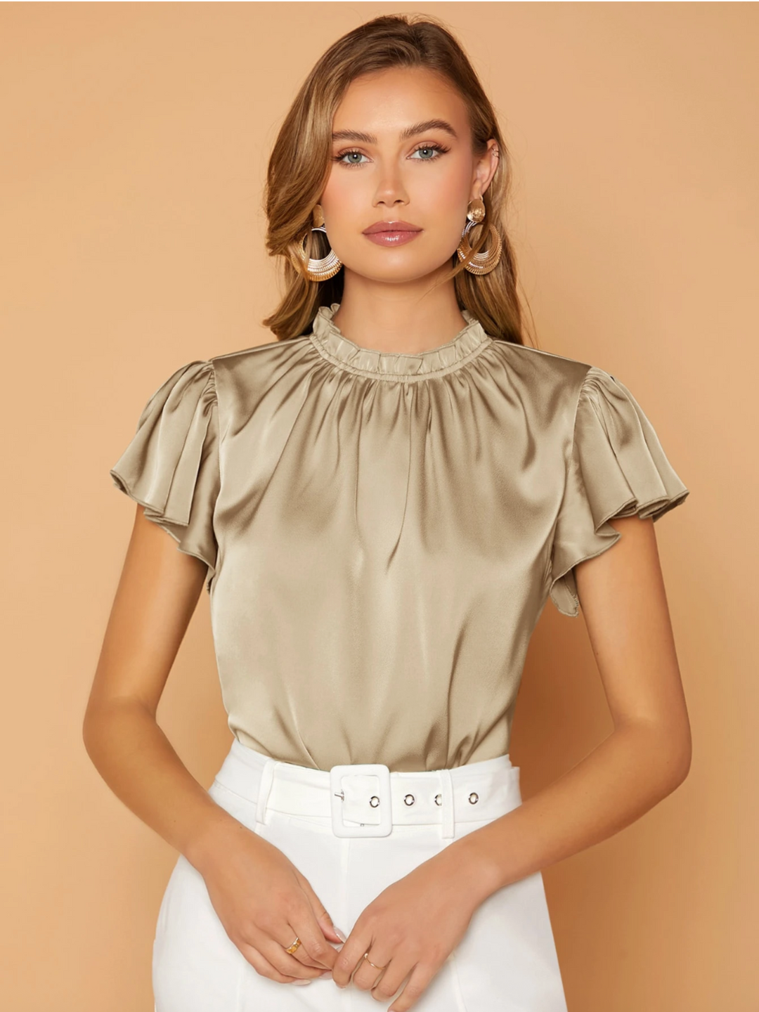 Anastasia High Neck Blouse