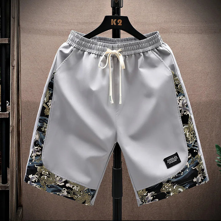 Dynasty Brocade Panel Short
